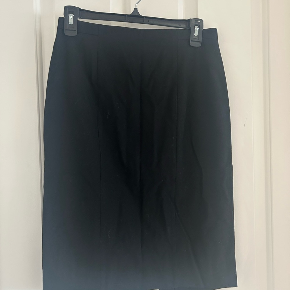 Ann Taylor Classic Black Pencil Skirt